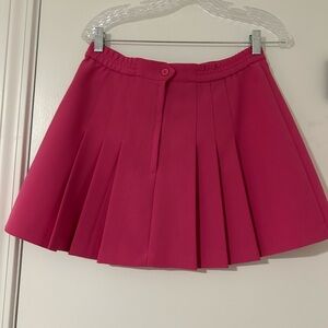 Head Vibrant Pink Pleated Vintage Tennis Skirt